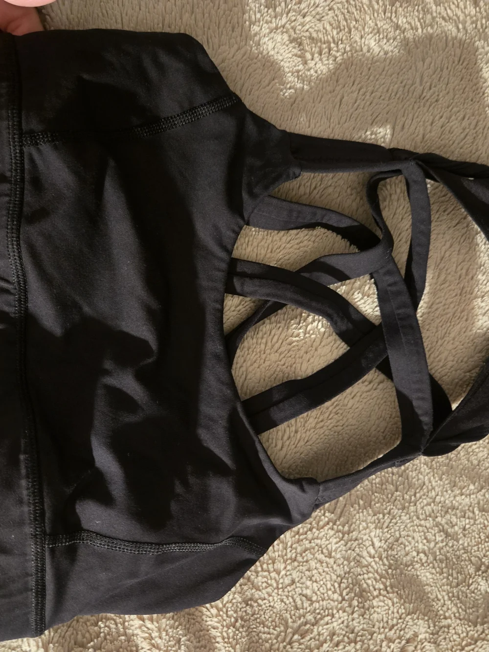 lululemon athletica Black Girls' Athletic Dress with Strappy Back